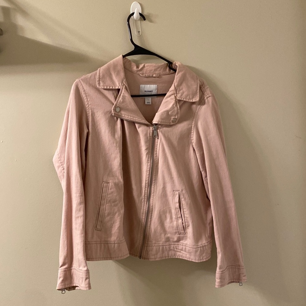 Pink jean jacket